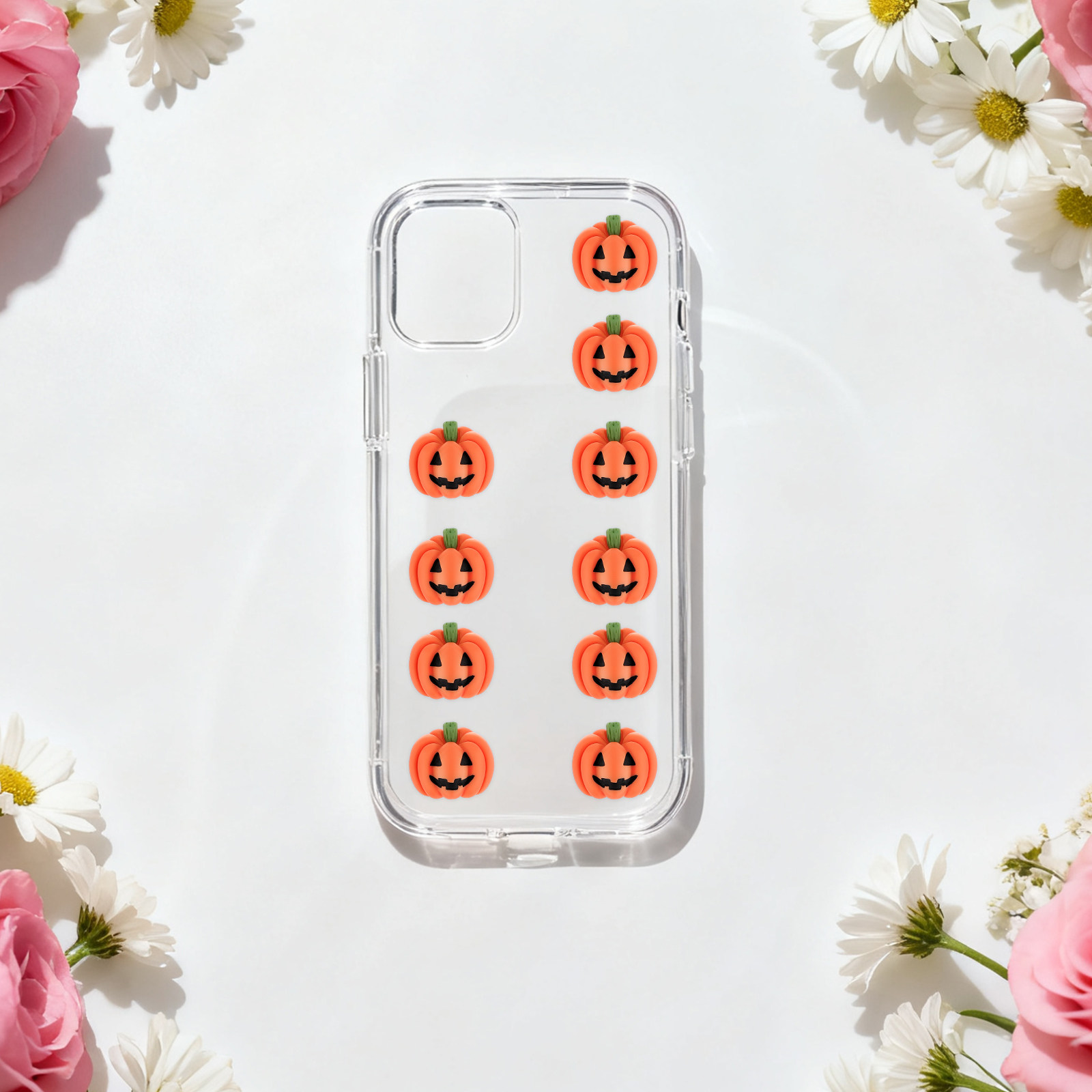 Embellishment Crafts - 20Pcs Halloween Resin Pumpkin Flatback DIY