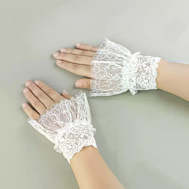 Tassel Fringe Trim - Women Fake Arm Sleeves With Short