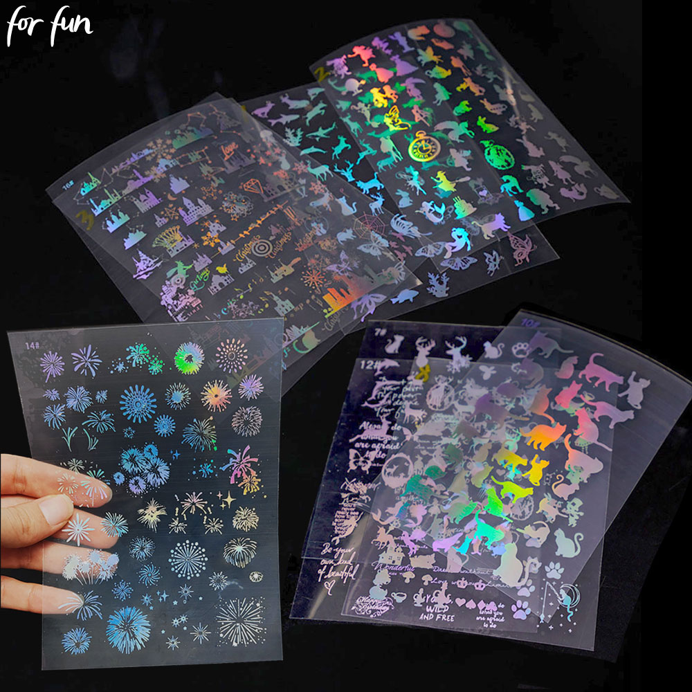 Embellishments For Scrapbooking - For Fun 1PC DIY Laser Decorative