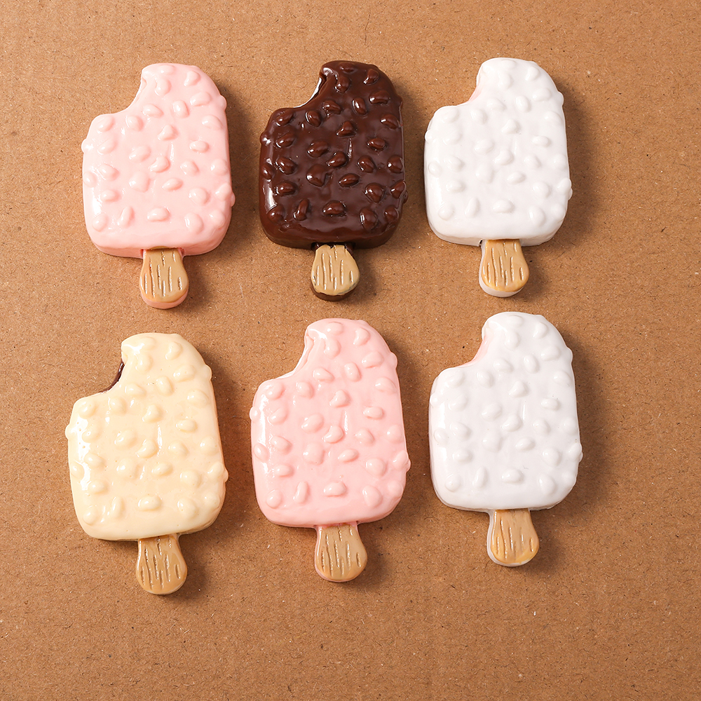 4pcs Simulation Food Ice Cream - đánh giá và giá Embellishments For Scrapbooking