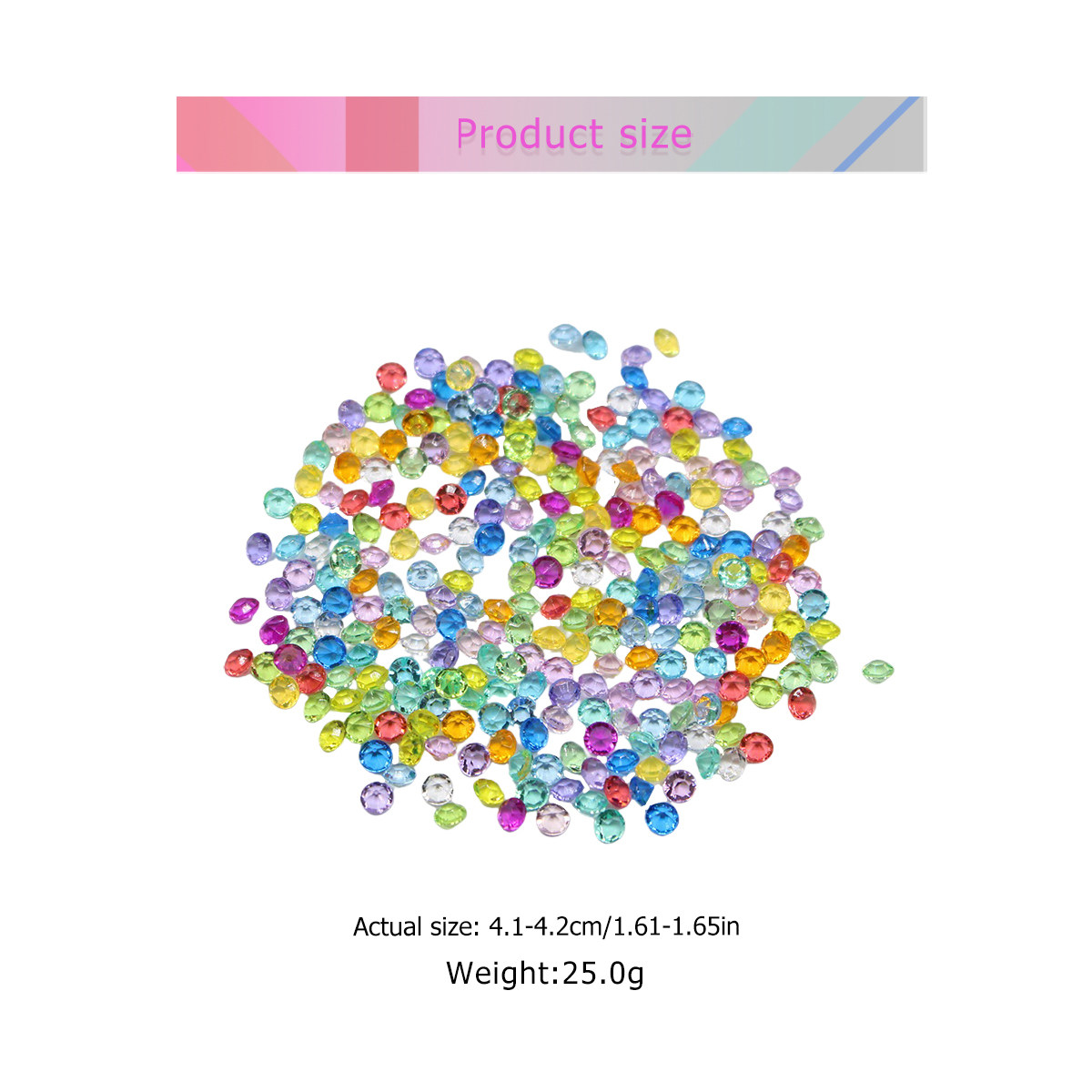 4.5mm Colorful Acrylic Diamond - đánh giá và giá Embellishment Crafts