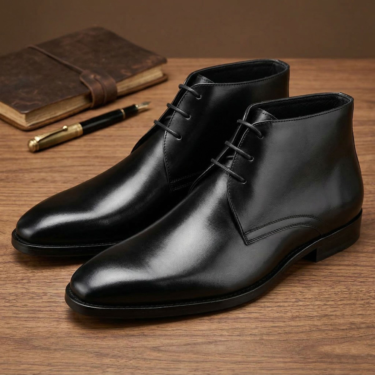 Men's Calf Leather Western Ank - đánh giá và giá Guipure Lace Panel