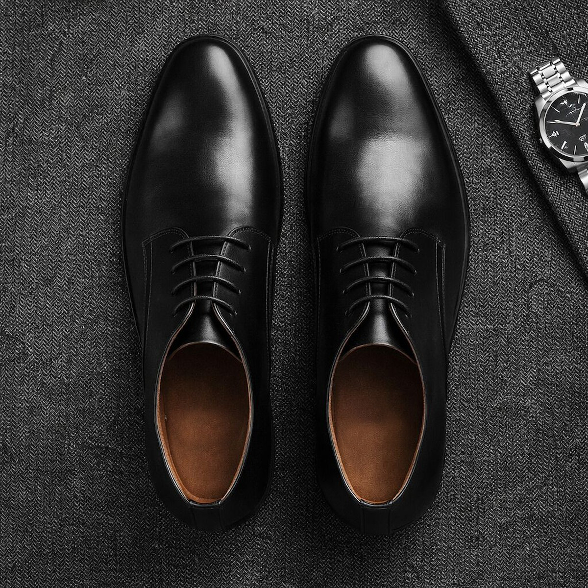 Men's Calf Leather Western Ank - đánh giá và giá Guipure Lace Panel