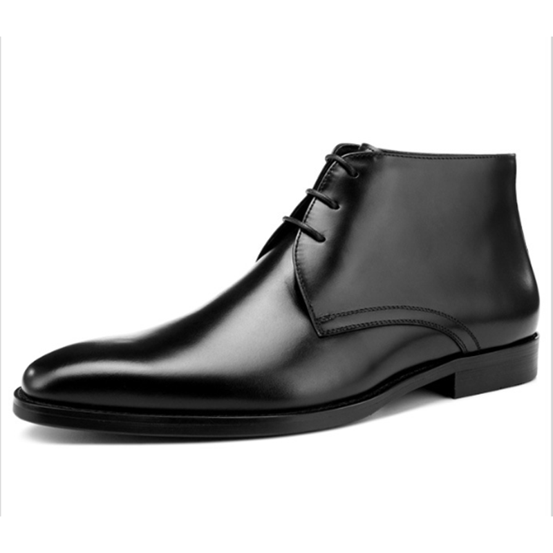 Men's Calf Leather Western Ank - đánh giá và giá Guipure Lace Panel