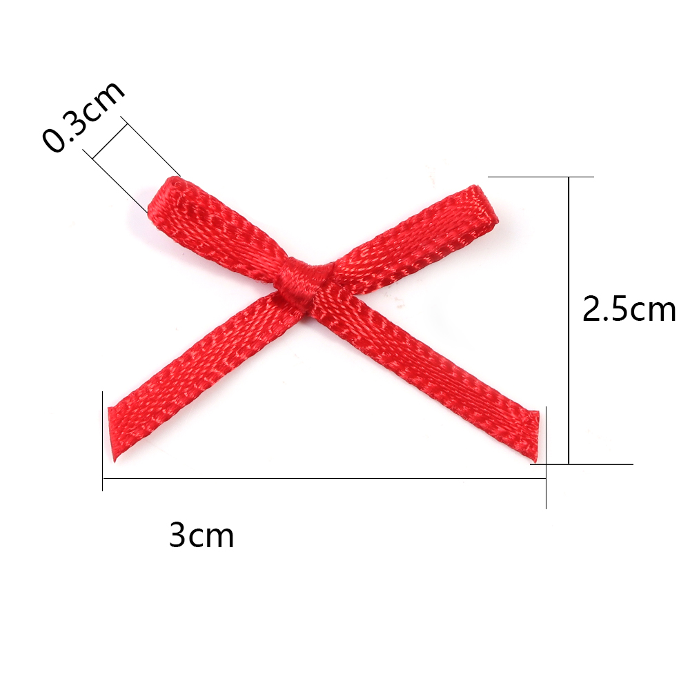 50Pcs 2.5x3cm Ribbons Mini Sat - đánh giá và giá Embellishments For Scrapbooking