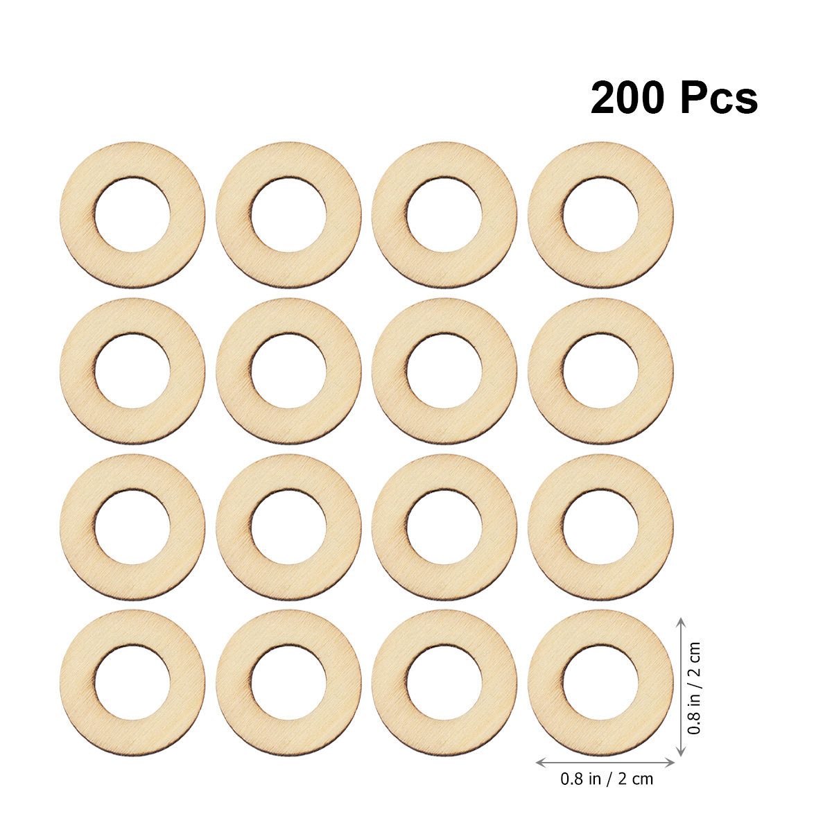 200Pcs Wood Chip Embellishment - đánh giá và giá Christmas Craft Embellishment