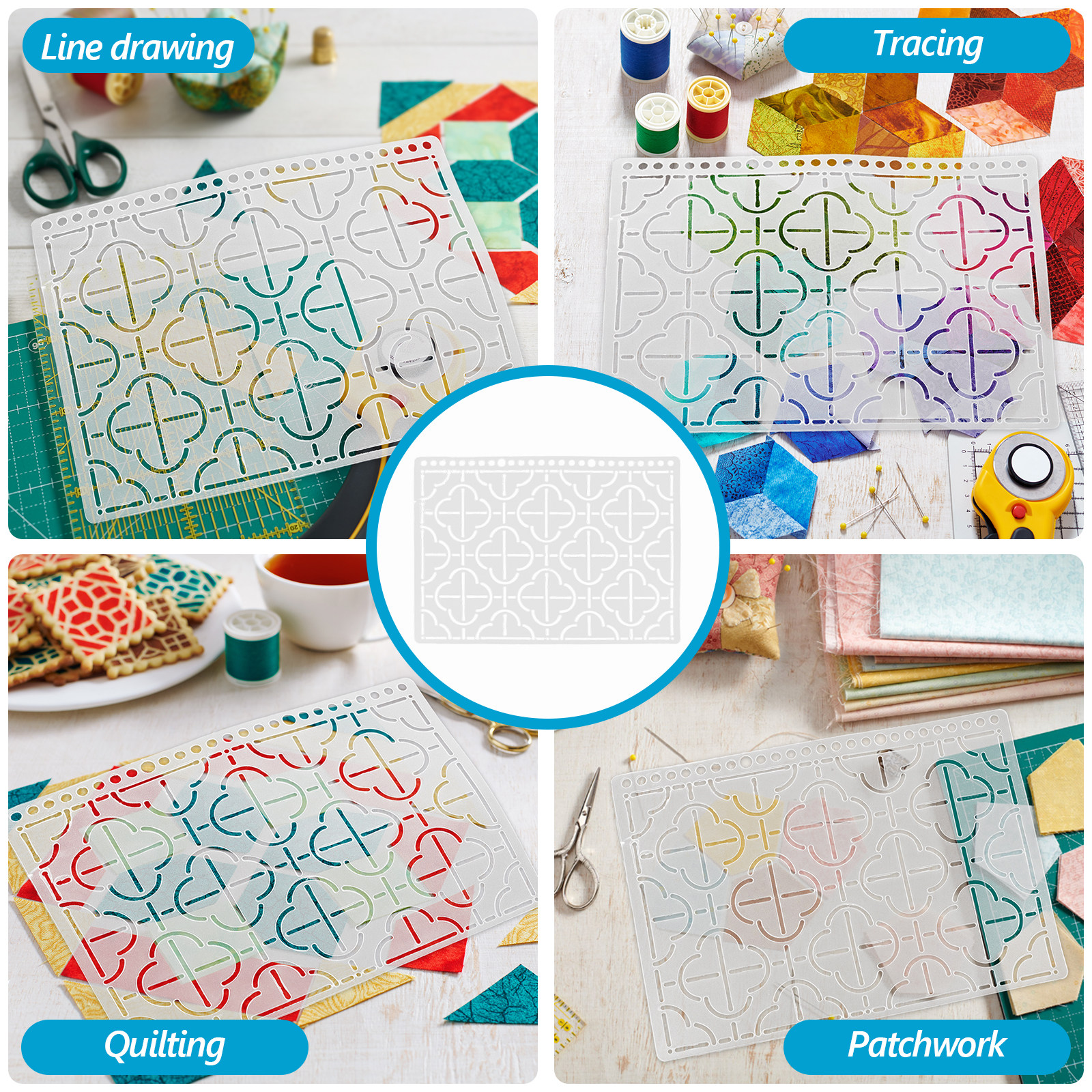 Professional Quilting Template - đánh giá và giá Embroidery Craft