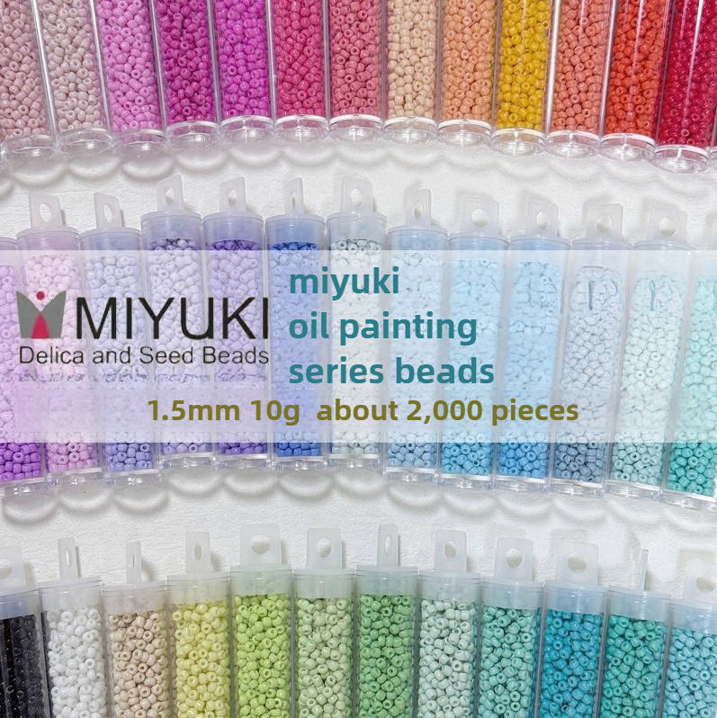 MIYUKI RR15 1.5mm Oil Painting - đánh giá và giá Embroidery Craft