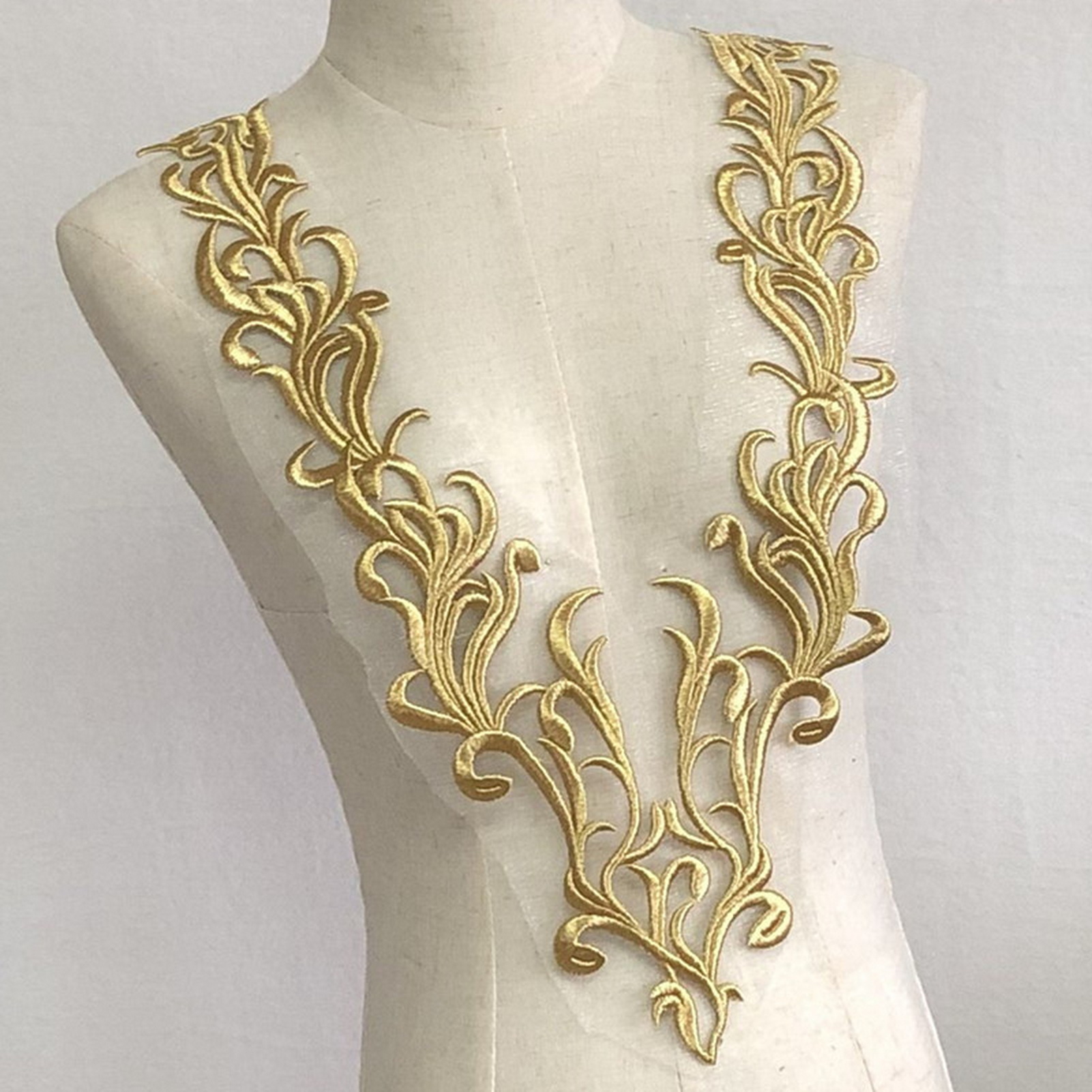 Large Embroidered Collar Flowe - đánh giá và giá Applique Patch Flower