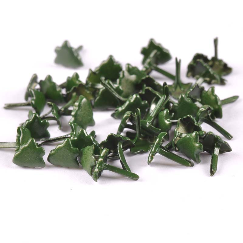 50pcs Mini Christmas Tree Brad - đánh giá và giá Christmas Craft Embellishment