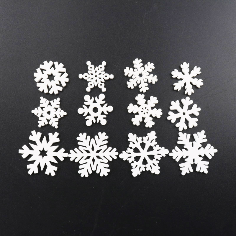 20Pcs Wooden Christmas Snowfla - đánh giá và giá Christmas Craft Embellishment