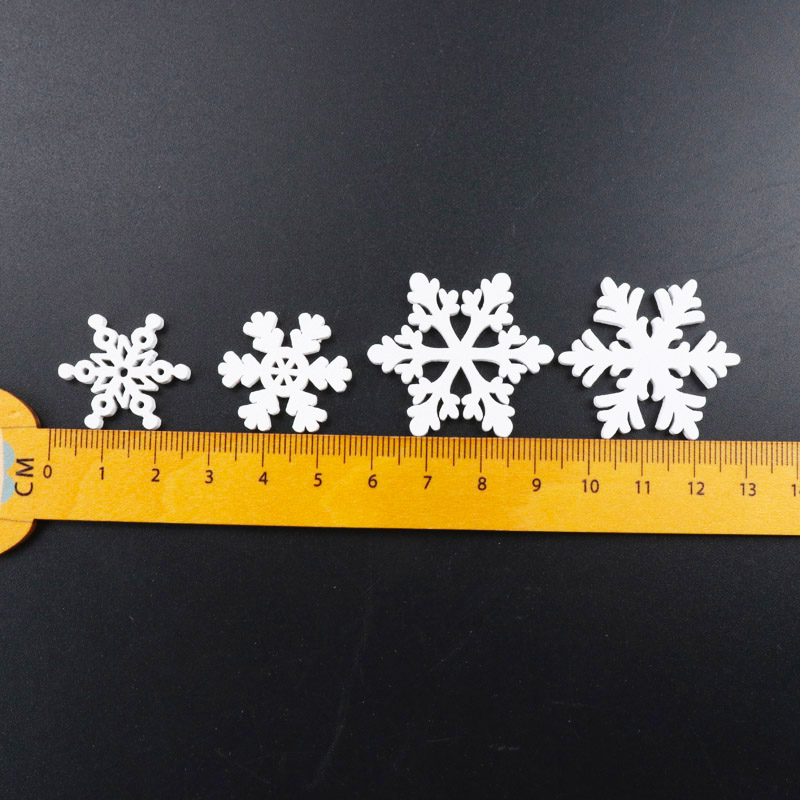 20Pcs Wooden Christmas Snowfla - đánh giá và giá Christmas Craft Embellishment