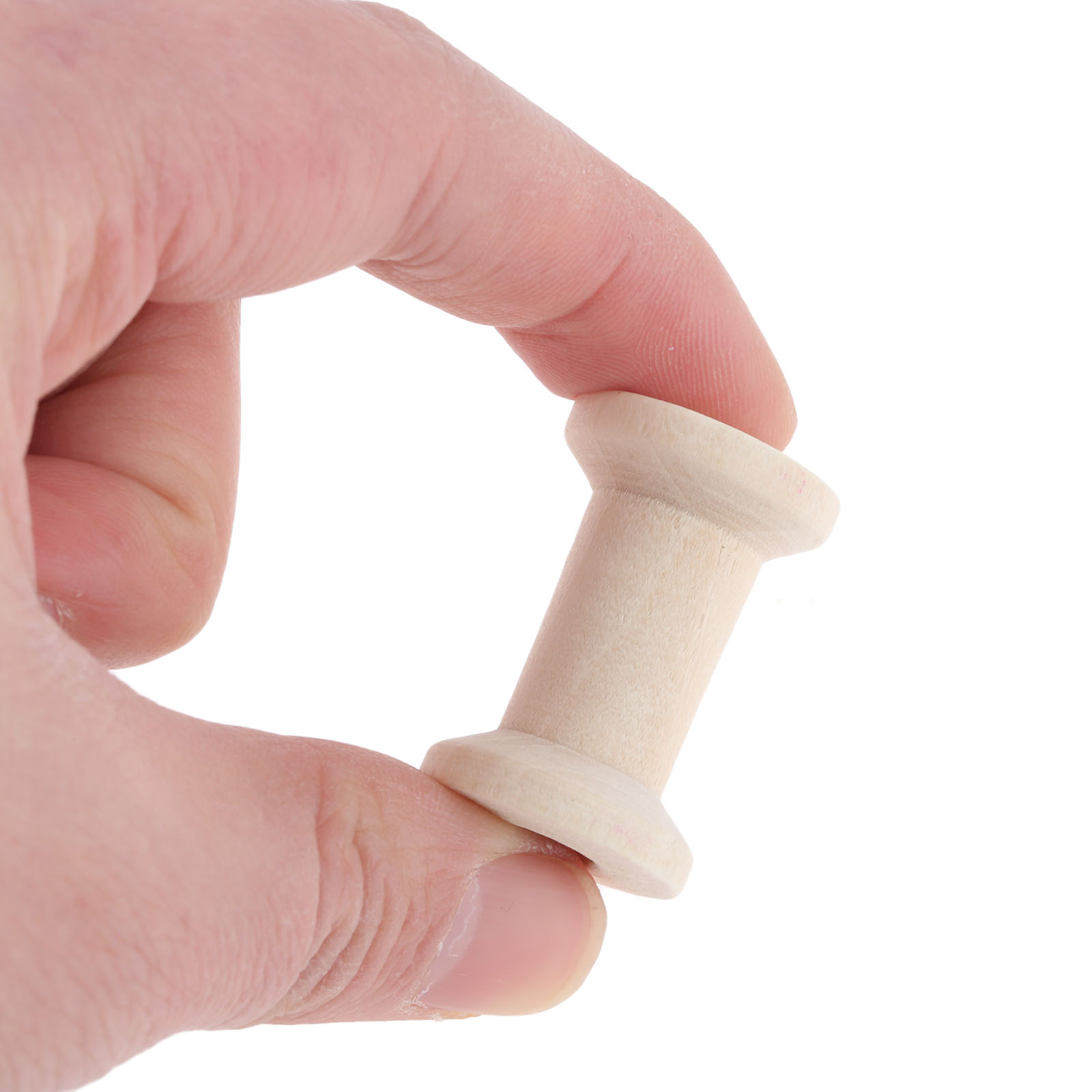 10Pcs Sewing Wooden Bobbins Sp - đánh giá và giá Organza Ribbon Spool