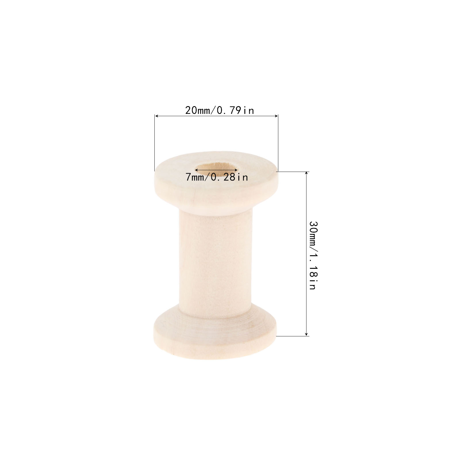 10Pcs Sewing Wooden Bobbins Sp - đánh giá và giá Organza Ribbon Spool