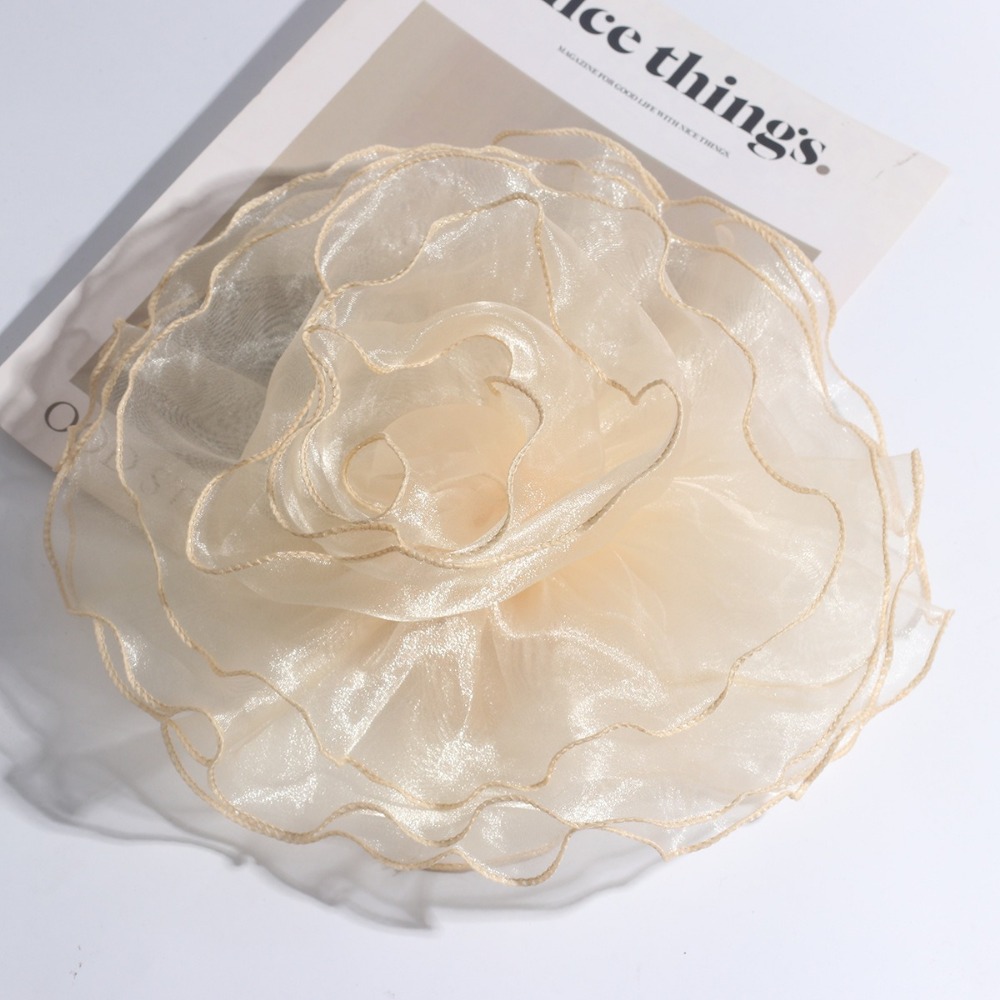 Fashion 28cm Fabric Flower Bro - đánh giá và giá Applique Patch Flower