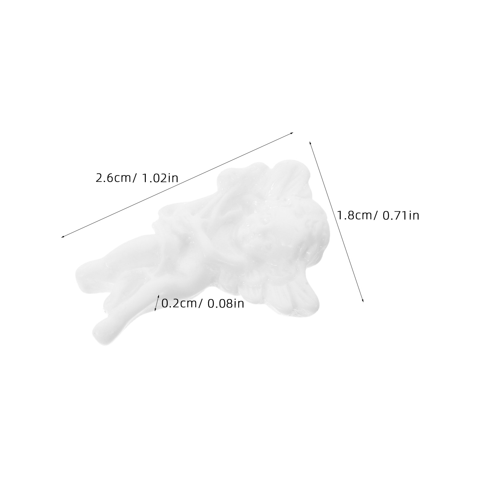 100Pcs Resin Angel Miniatures  - đánh giá và giá Christmas Craft Embellishment