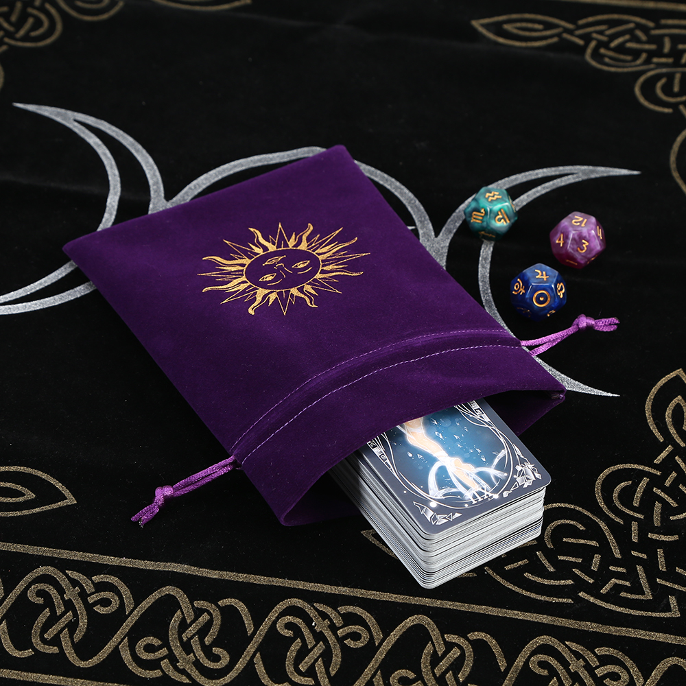 5Pcs Tarot Storage Velvet Bag  - đánh giá và giá Craft Embellishment Storage
