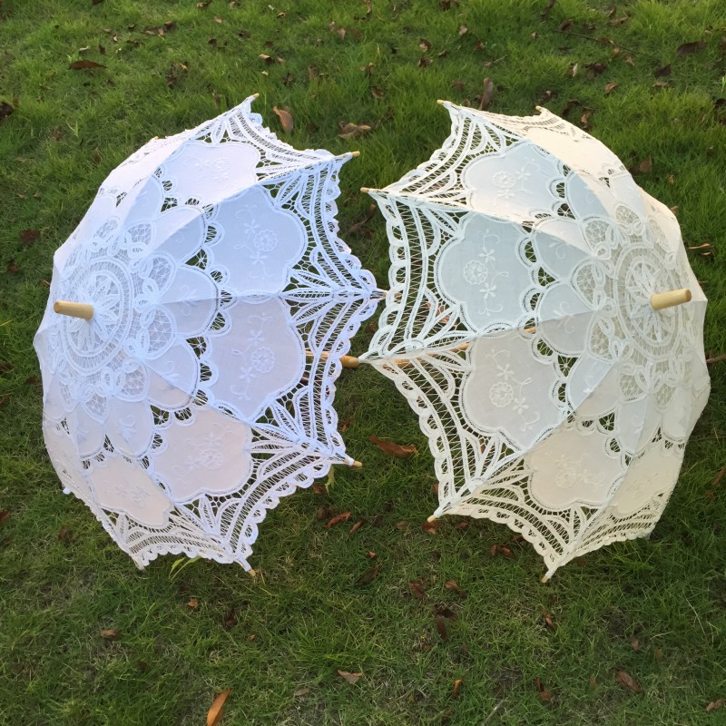 New Vintage Lace Umbrella Hand - đánh giá và giá Embroidery Craft