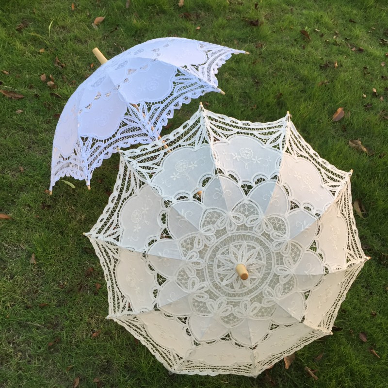 New Vintage Lace Umbrella Hand - đánh giá và giá Embroidery Craft