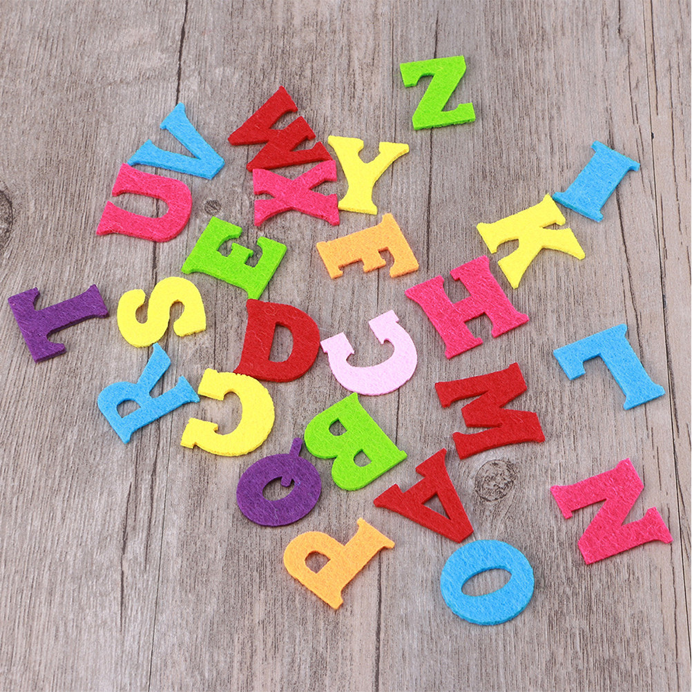 50Pcs Felt Alphabet Letters As - đánh giá và giá Embellishments For Scrapbooking