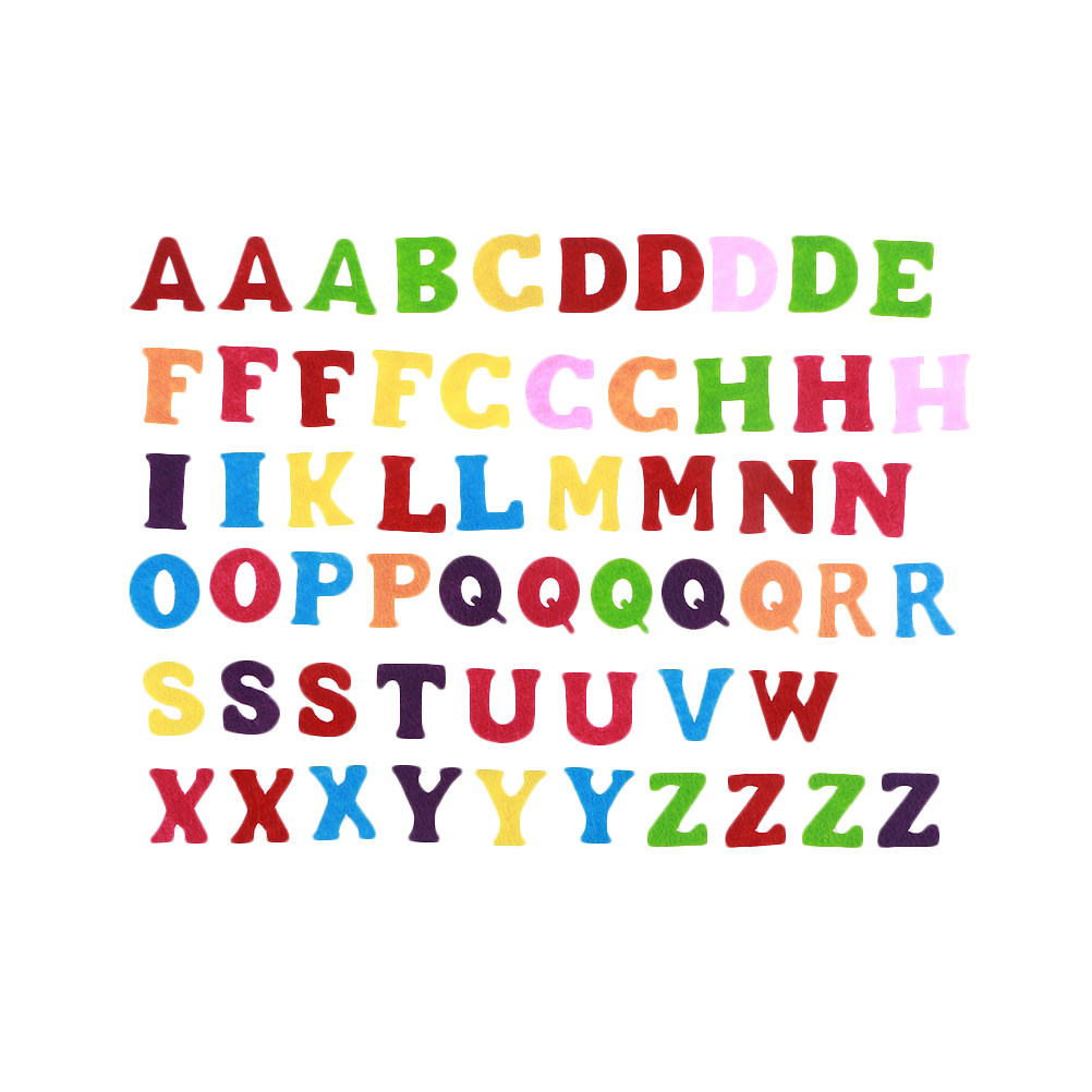 50Pcs Felt Alphabet Letters As - đánh giá và giá Embellishments For Scrapbooking