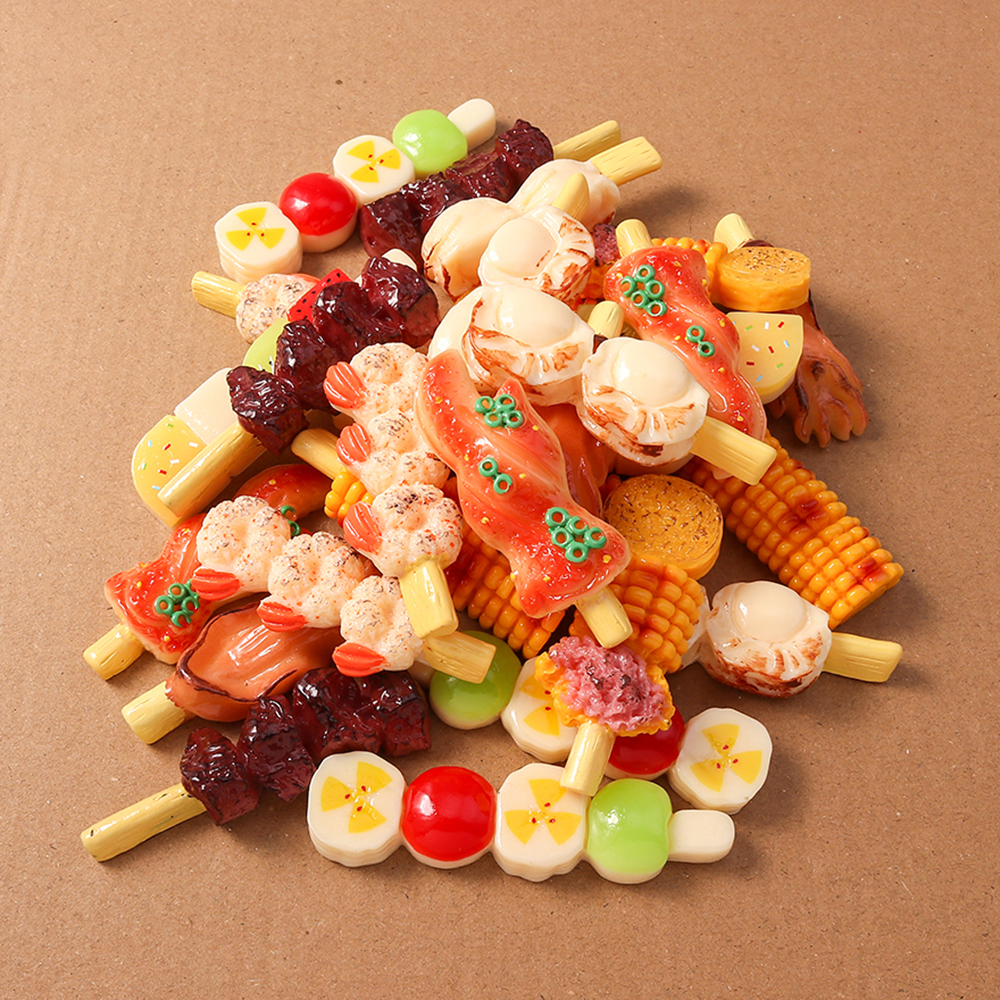 4pcs Simulation Foood Barbecue - đánh giá và giá Embellishments For Scrapbooking
