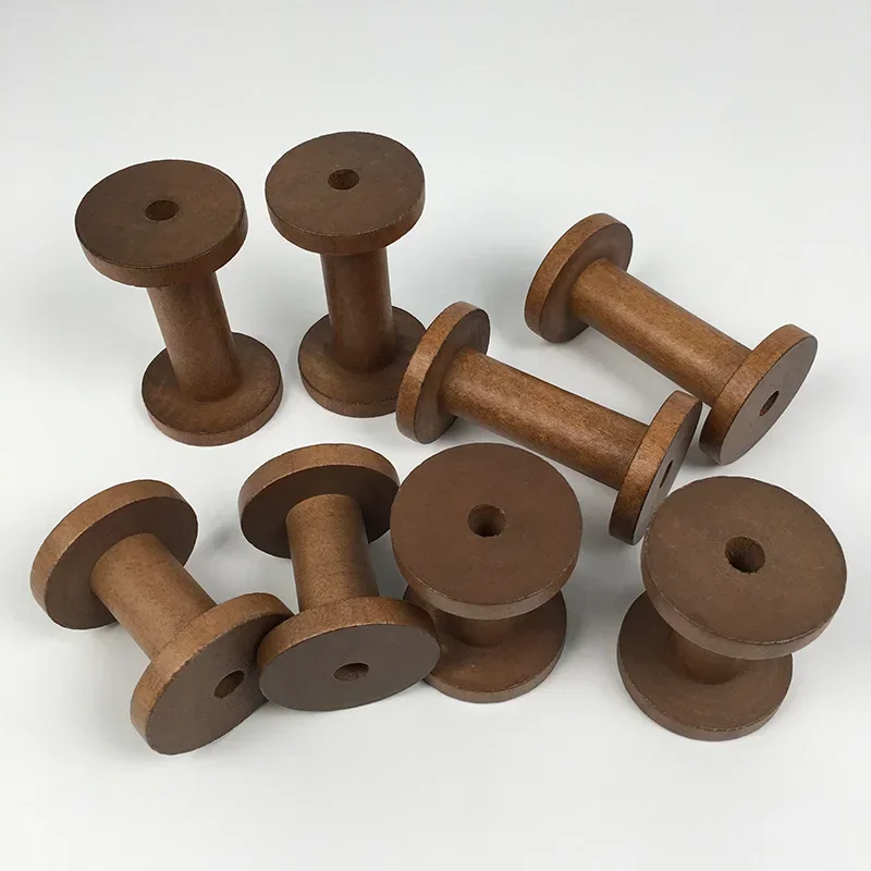 1Pc Vintage Wooden Spools DIY  - đánh giá và giá Organza Ribbon Spool