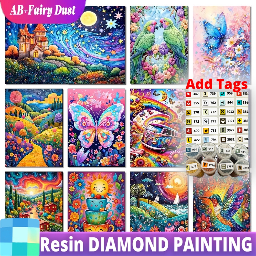 AB Fairy Dust Resin DIY Diamon - đánh giá và giá Craft Embellishment Storage