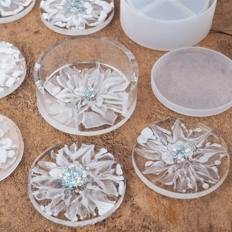 SNASAN Coaster Cup Mat Silicon - đánh giá và giá Craft Embellishment Storage