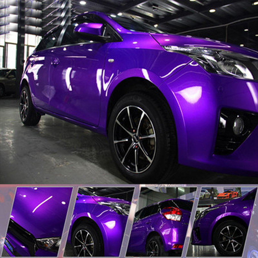 Premium Gloss Metal Candy Purp - đánh giá và giá Glitter Vinyl Roll