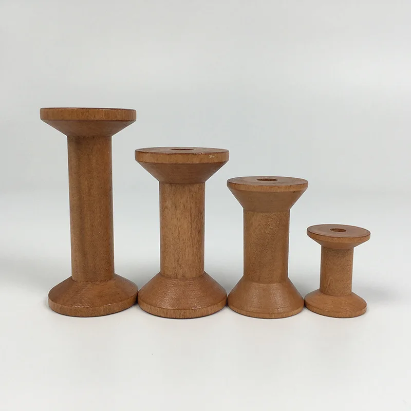 1Pc Vintage Wooden Spools DIY  - đánh giá và giá Organza Ribbon Spool