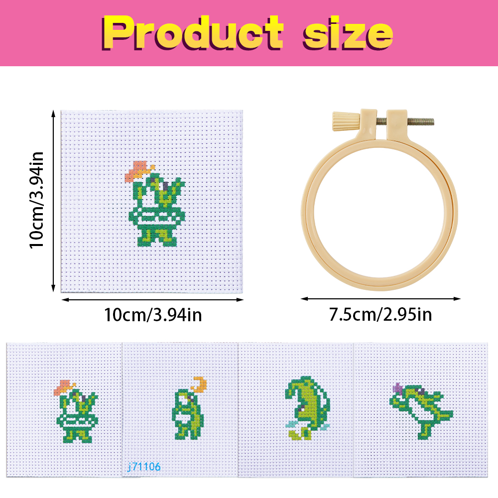 4pcs Embroidery Starter Kit DI - đánh giá và giá Embroidery Craft