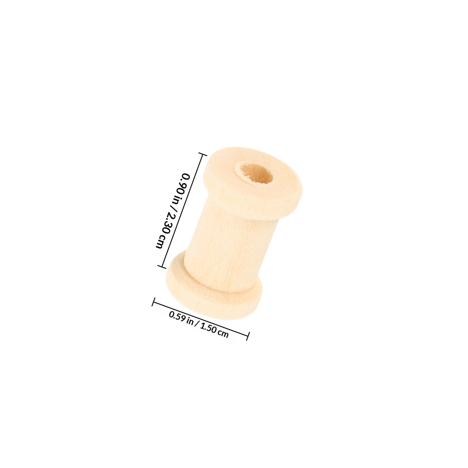 100Pcs Wooden Spools Yarn Hold - đánh giá và giá Embroidery Craft