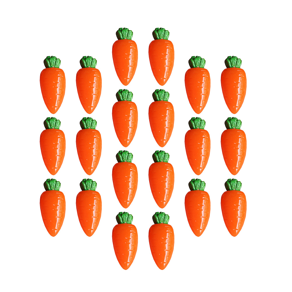  20 Pcs Simulated Carrot Acces - đánh giá và giá Embellishments For Scrapbooking