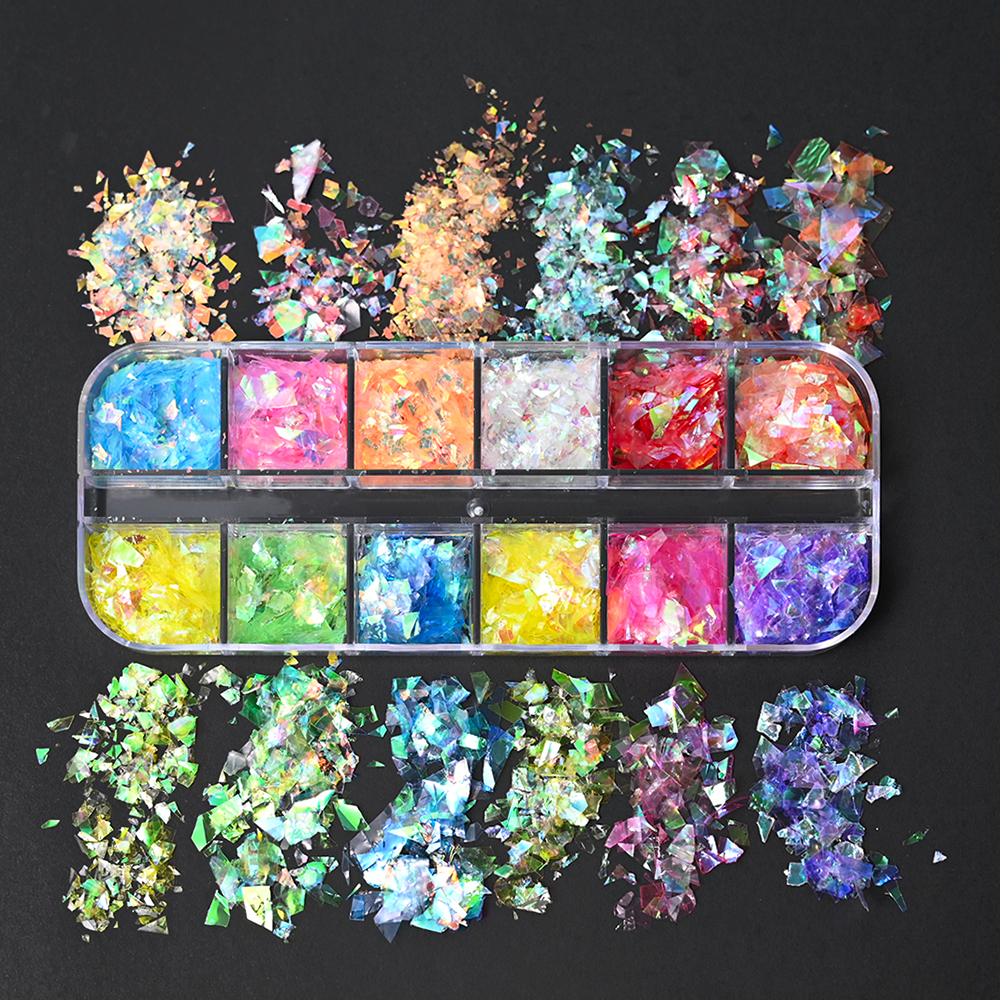 6Grids Shiny Iridescent Mermai - đánh giá và giá Glitter Vinyl Roll
