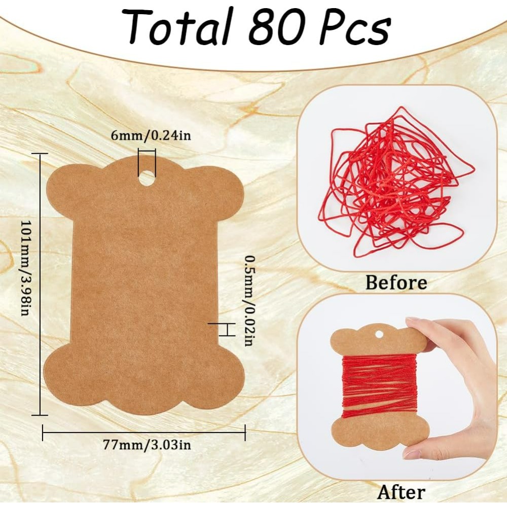 80Pcs Embroidery Thread Cardbo - đánh giá và giá Organza Ribbon Spool