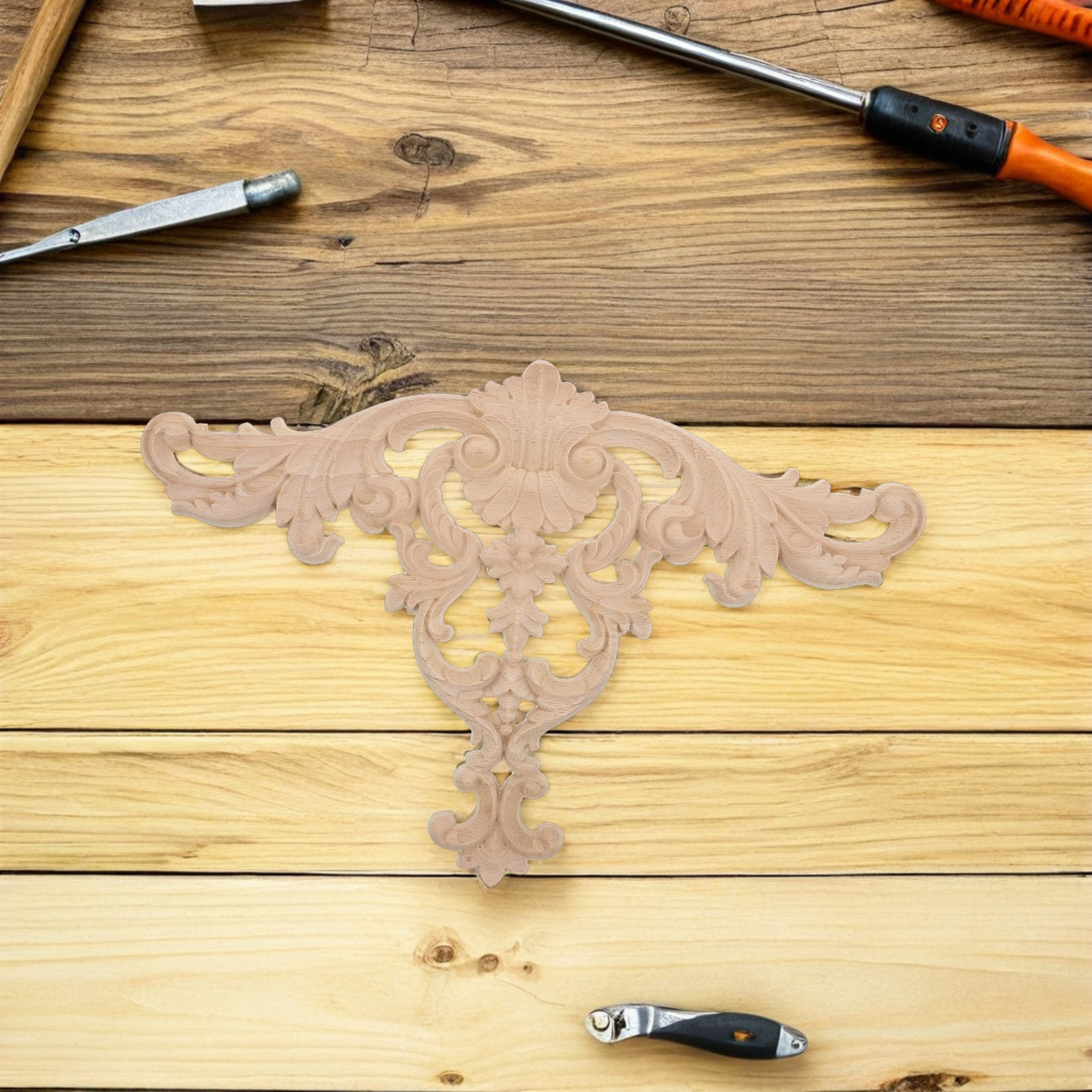 Wood Carved Appliques for Furn - đánh giá và giá Embellishment Crafts