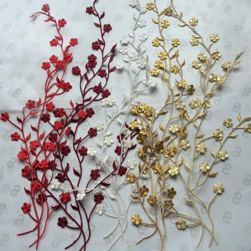 3D Flower Applique Plum Blosso - đánh giá và giá Applique Patch Flower