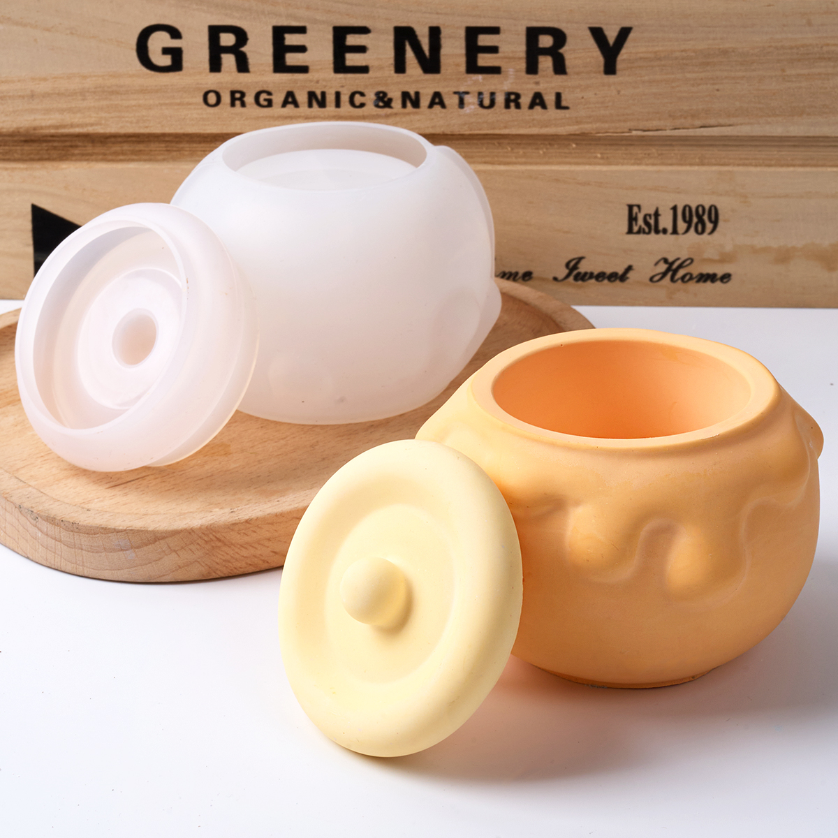 3D Honey Candle Jar Silicone M - đánh giá và giá Craft Embellishment Storage