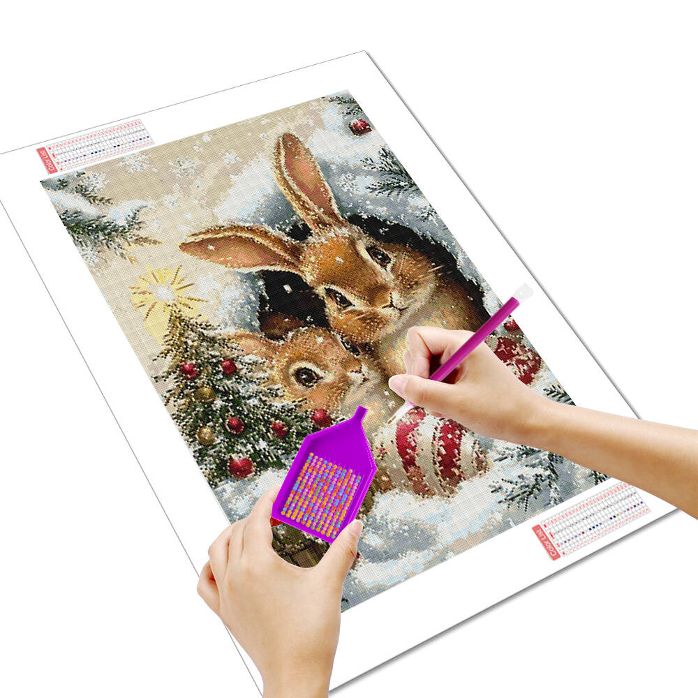 Huacan Christmas Diamond Paint - đánh giá và giá Embroidery Craft