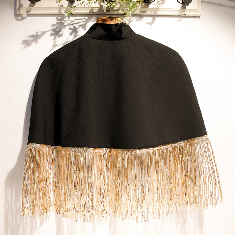 Women's Spring Summer Black Co - đánh giá và giá Tassel Fringe Trim