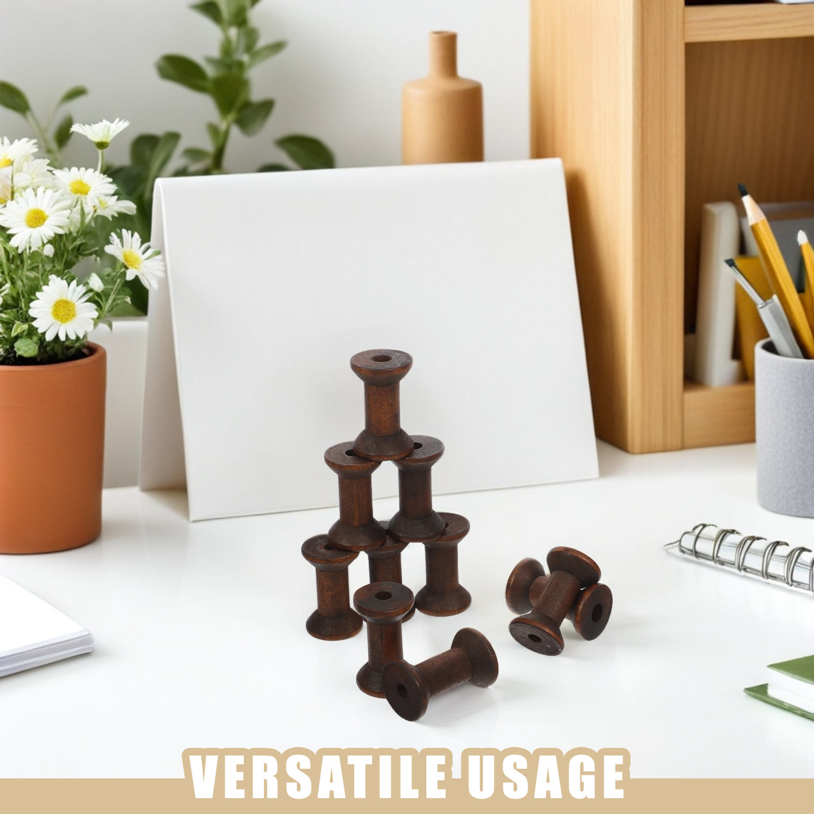 10Pcs Handcrafted Wooden Spool - đánh giá và giá Embroidery Craft