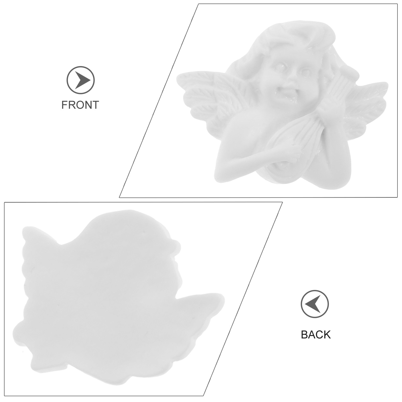 Mini Resin Angel Embellishment - đánh giá và giá Embellishment Crafts