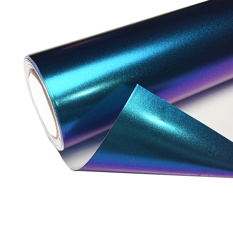 Matte Purple Blue Pearl Glitte - đánh giá và giá Glitter Vinyl Roll