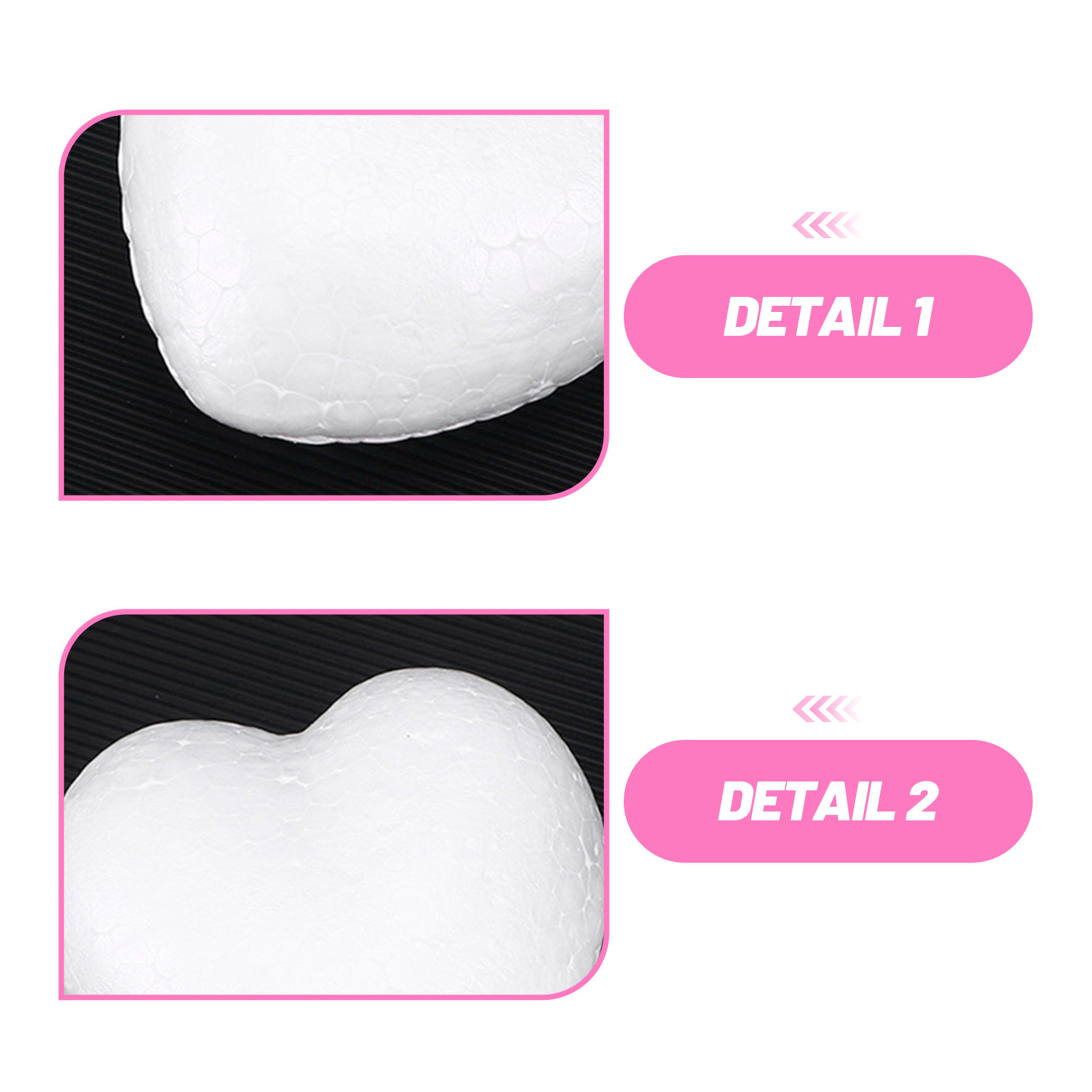 20Pcs Blank Heart Foam Balls L - đánh giá và giá Embellishment Crafts