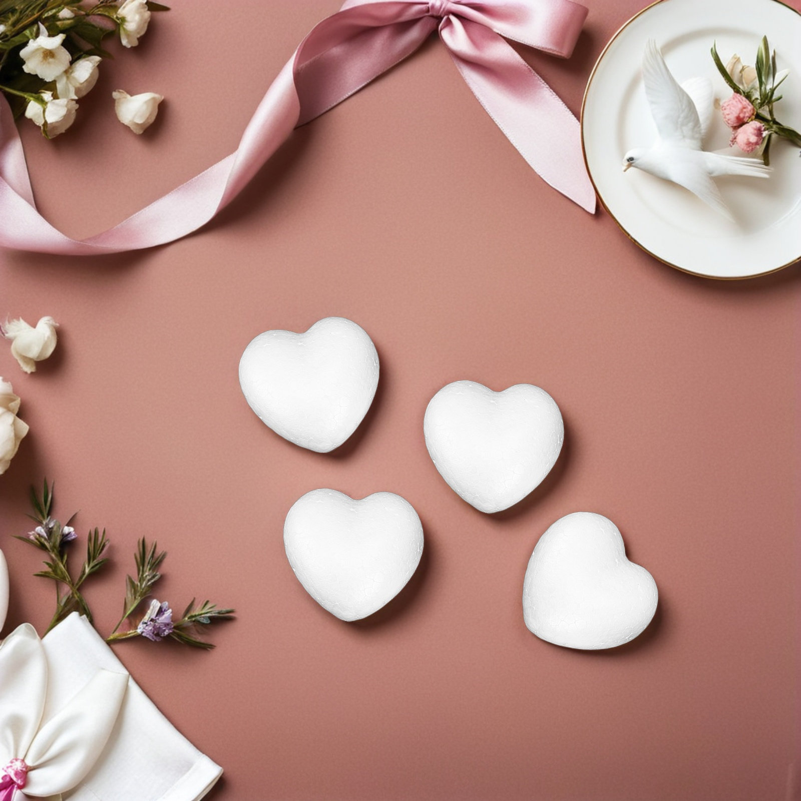 20Pcs Blank Heart Foam Balls L - đánh giá và giá Embellishment Crafts