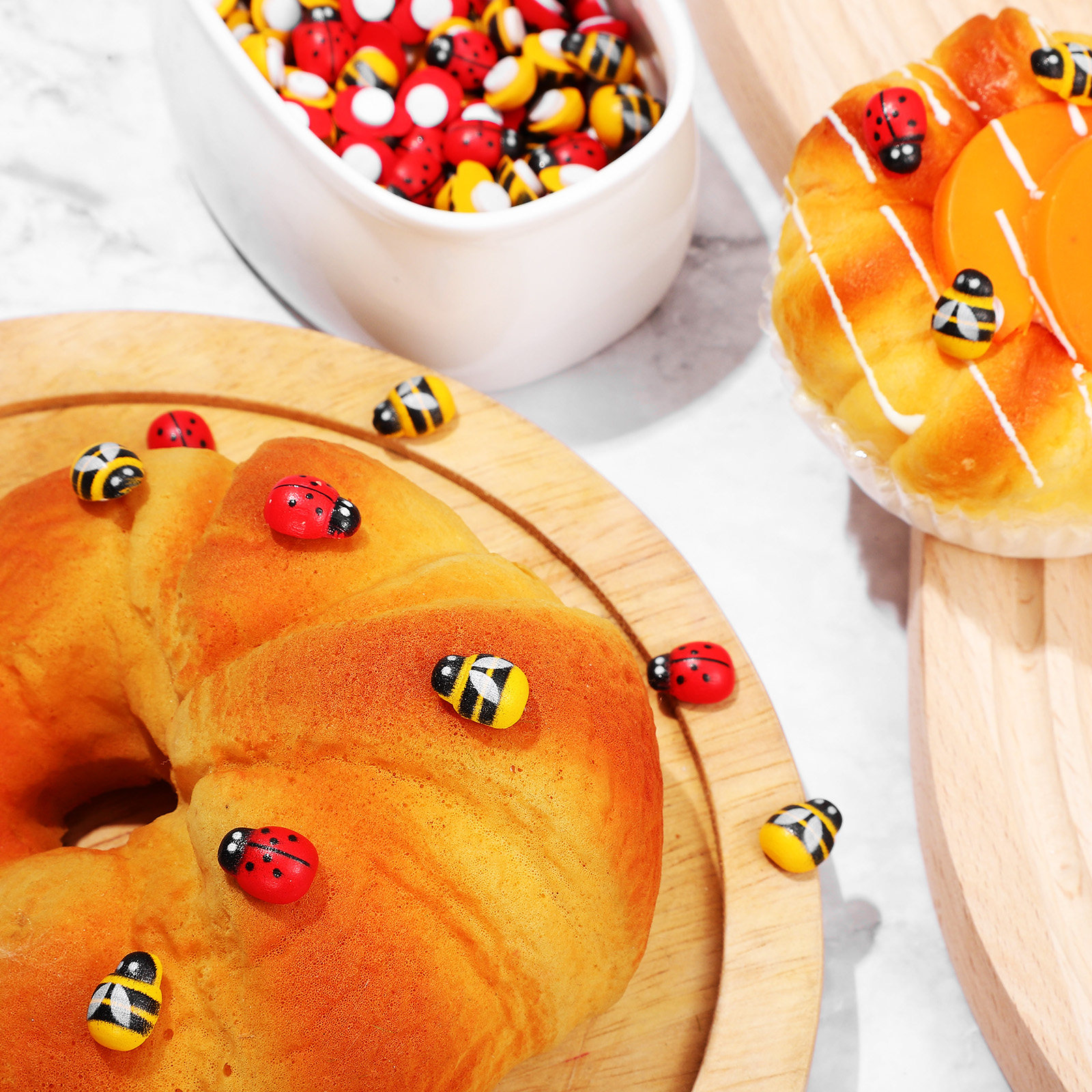 400Pcs Wooden Bee Ladybug Stic - đánh giá và giá Embellishment Crafts