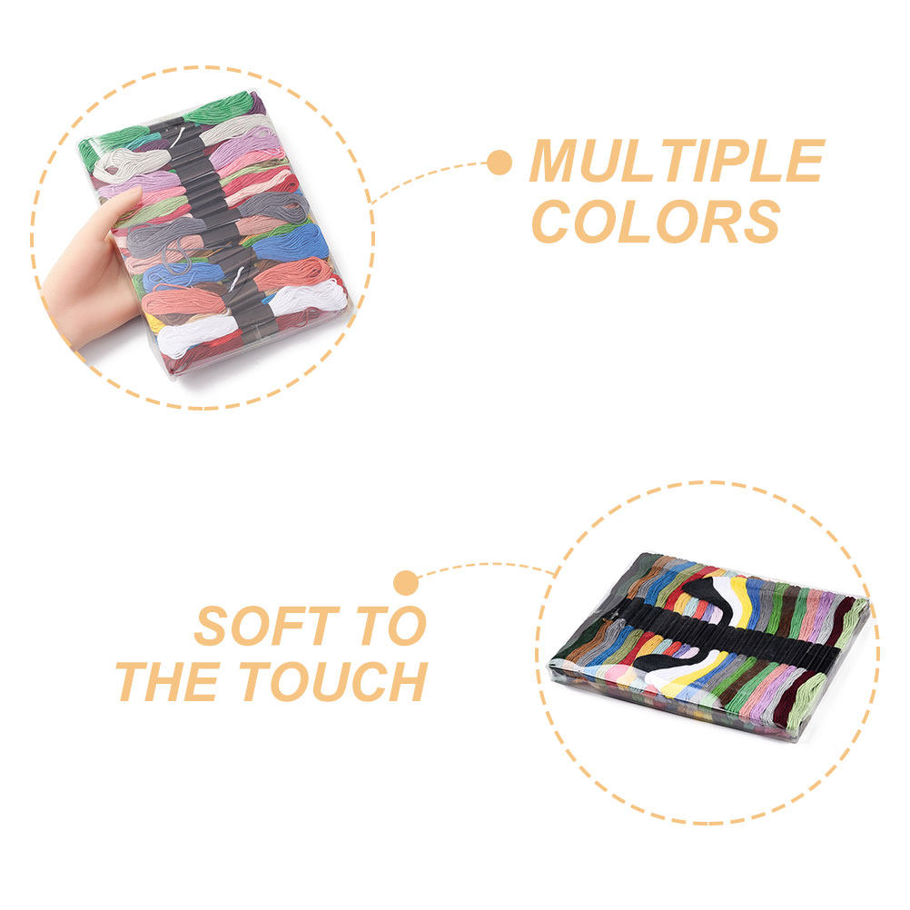 50 Bundles Cross Stitch Floss  - đánh giá và giá Embroidery Craft
