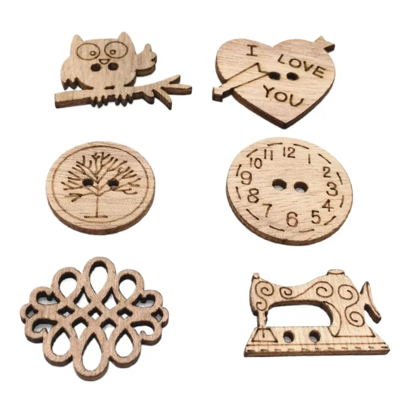 50pcs Wooden Craft Embellishme - đánh giá và giá Christmas Craft Embellishment